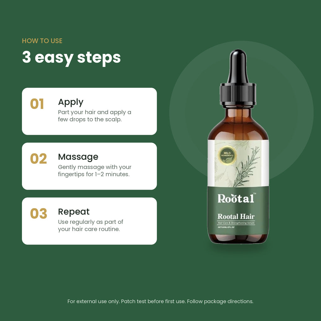 Rootal Hair Growth Oil – Rosemary Hair Serum (60 ml)